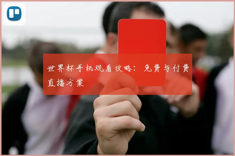 世界杯手机观看攻略：免费与付费直播方案